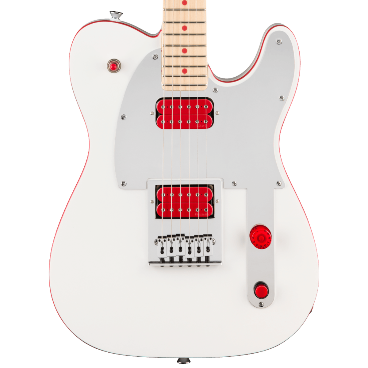 Fender John 5 Ghost Telecaster Electric Guitar, White