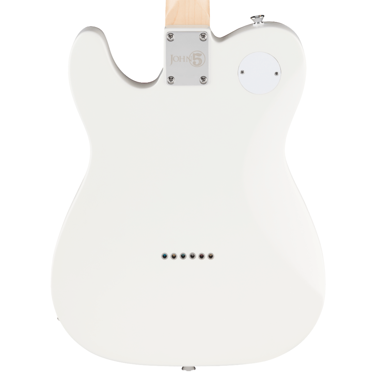Fender John 5 Ghost Telecaster Electric Guitar, White