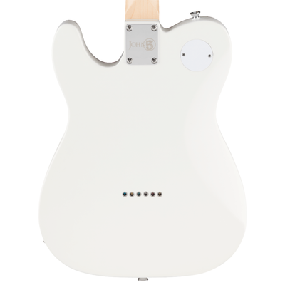 Fender John 5 Ghost Telecaster Electric Guitar, White