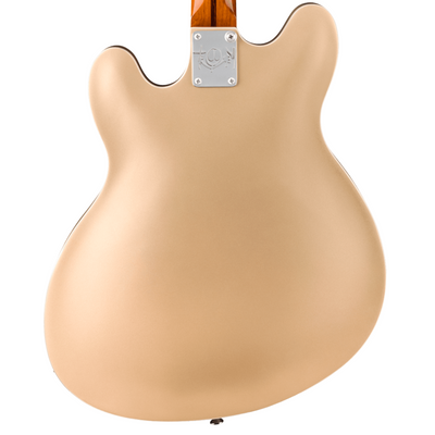 Fender Tom Delonge Starcaster Electric Guitar, Rosewood Fingerboard, Satin Shoreline Gold