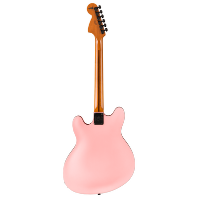 Fender Tom Delonge Starcaster Electric Guitar, Rosewood Fingerboard, Satin Shell Pink