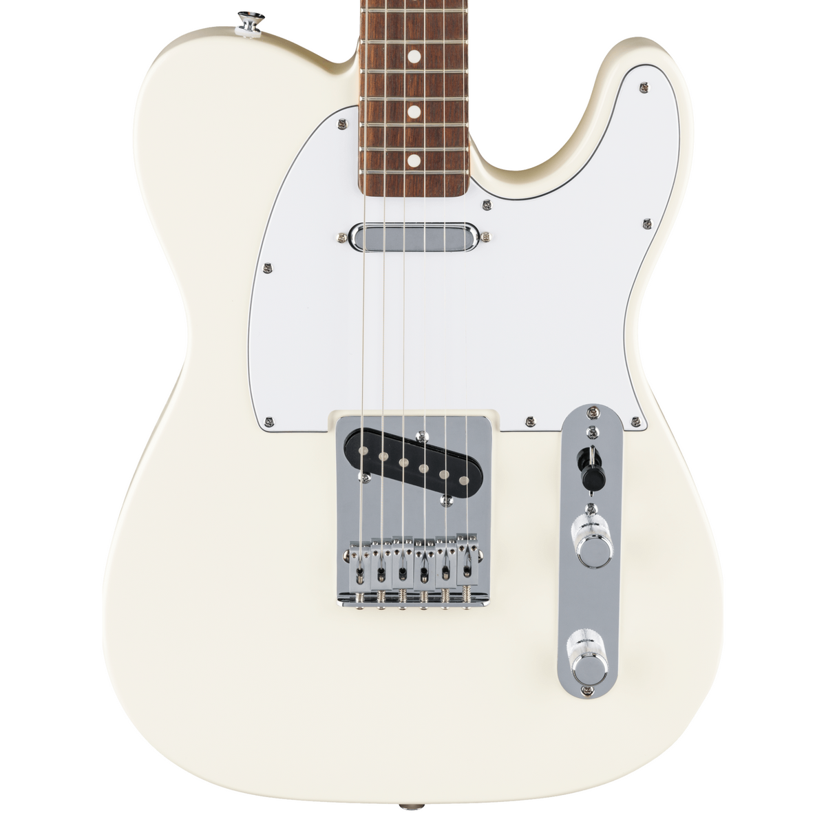 Fender Standard Telecaster Electric Guitar, Laurel Fingerboard, Olympic White