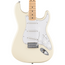 Fender Standard Stratocaster Electric Guitar, Maple Fingerboard, Olympic White