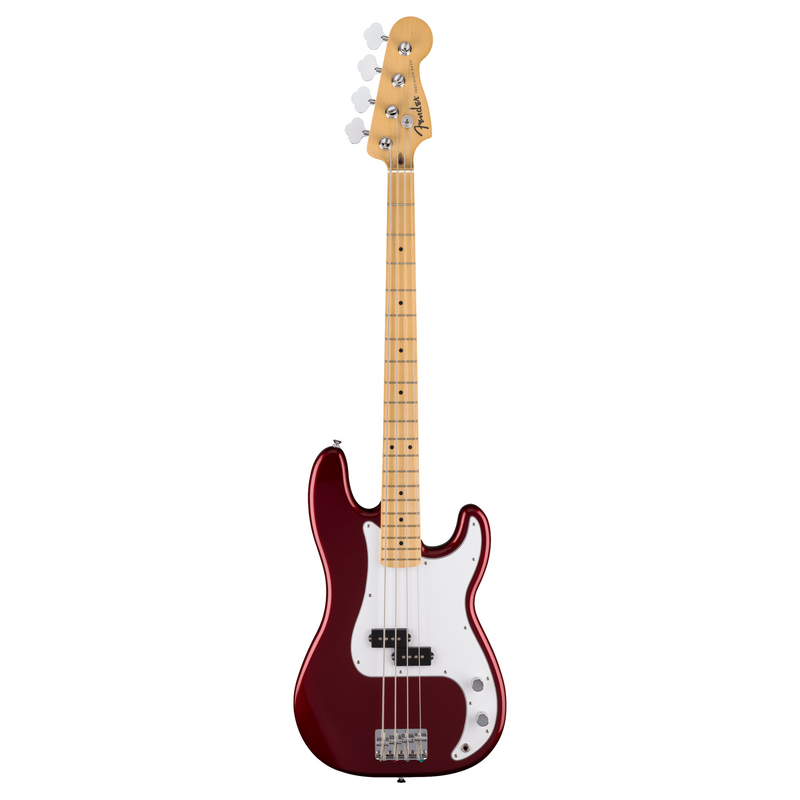 Fender Standard Precision Bass Guitar, Maple Fingerboard, Candy Cola