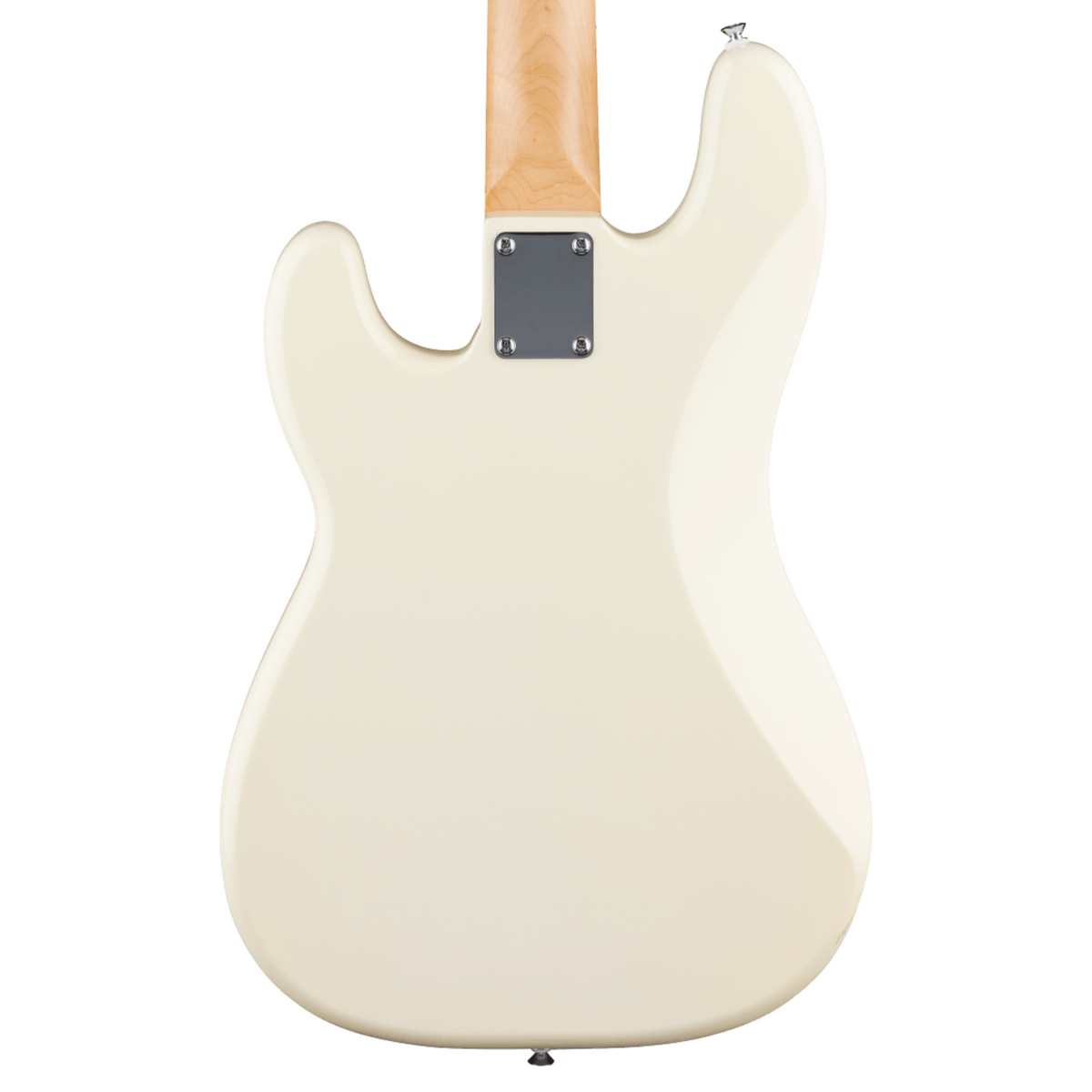 Fender Standard Precision Bass Guitar, Maple Fingerboard, Olympic White