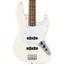 Fender Standard Jazz Bass Guitar, Laurel Fingerboard, Olympic White