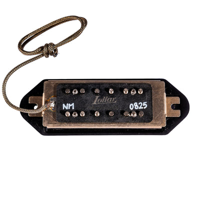 Lollar DC-90 Hum-Cancelling Dogear Pickup, Bridge, Black Cover