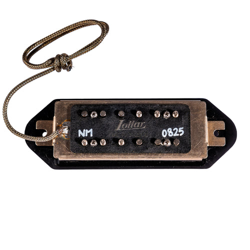 Lollar DC-90 Hum-Cancelling Dogear Pickup, Bridge, Black Cover