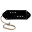 Lollar DC-90 Hum-Cancelling Dogear Pickup, Bridge, Black Cover