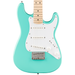 Squier Mini Stratocaster Electric Guitar, Sea Foam Green