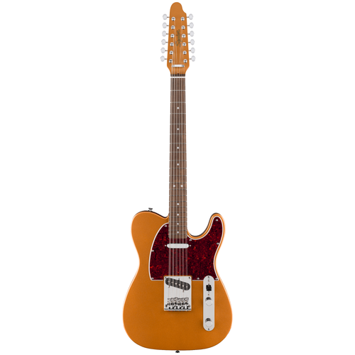 Squier Paranormal Troy Van Leeuwen Telecaster XII Electric Guitar, Copper Age