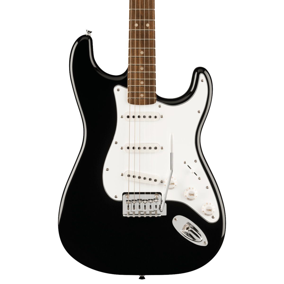 Squier Affinity Series Stratocaster Mustang Micro Pack, Laurel Fingerboard, Black
