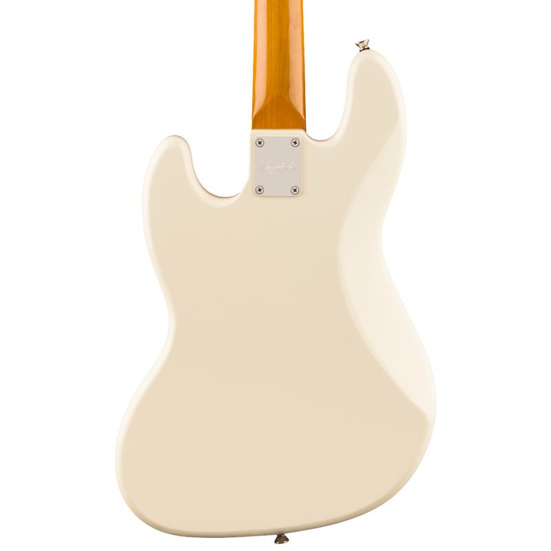 Squier Limited Edition Classic Vibe '60s Custom Jazz Bass, Olympic White w/Matching Headstock