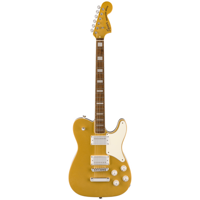Squier Limited Edition Paranormal Troublemaker Telecaster Deluxe Electric Guitar, Aztec Gold