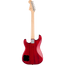 Squier Paranormal Strat-O-Sonic Electric Guitar, Laurel Fingerboard, Crimson Red Transparent