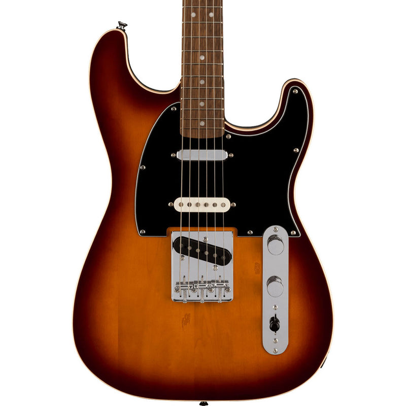 Squier Paranormal Custom Nashville Stratocaster Electric Guitar, Chocolate 2-Color Sunburst