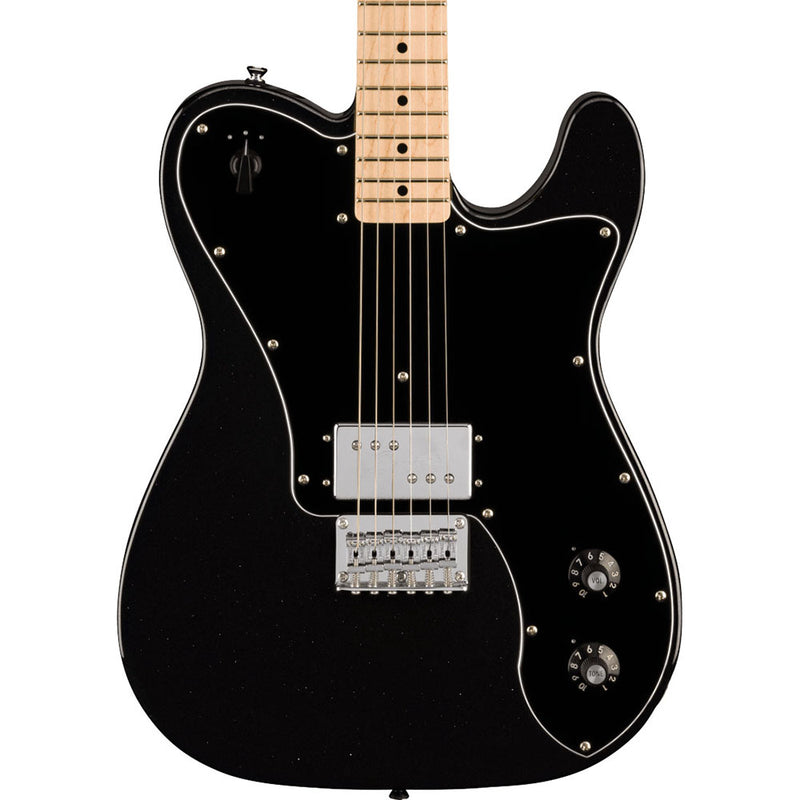 Squier Paranormal Esquire Deluxe Electric Guitar, Maple Fingerboard, Metallic Black