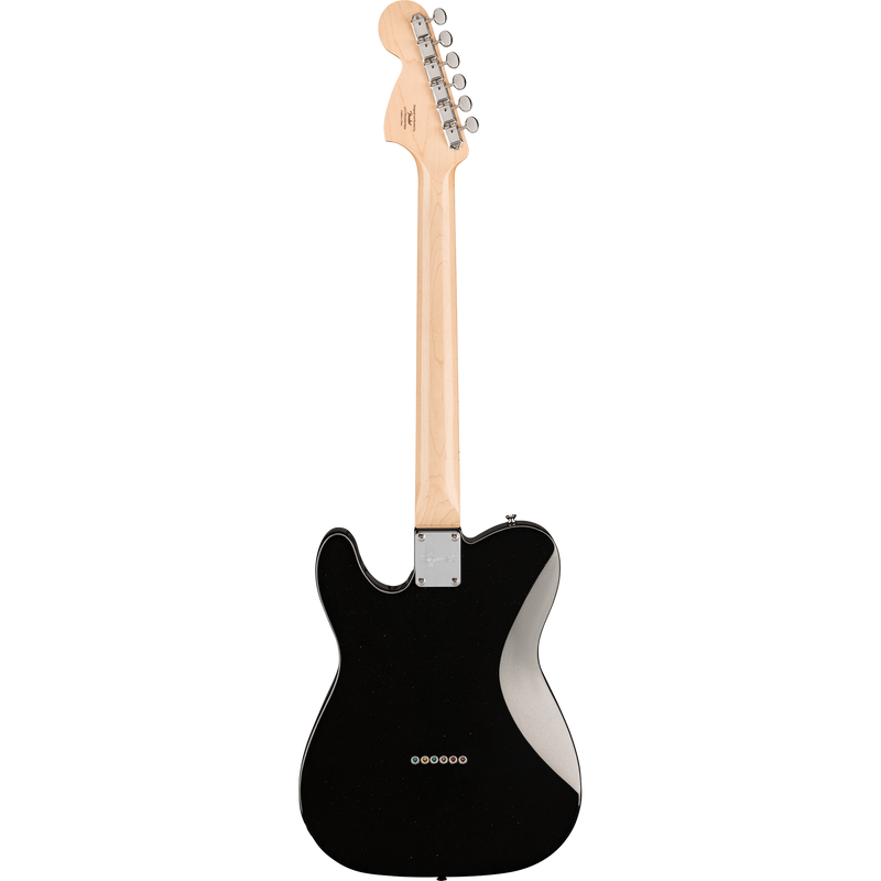 Squier Paranormal Esquire Deluxe Electric Guitar, Maple Fingerboard, Metallic Black