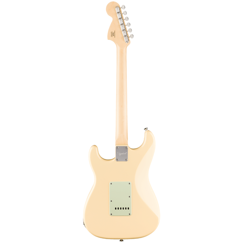 Squier Paranormal Stratocaster Deluxe Electric Guitar, Vintage White