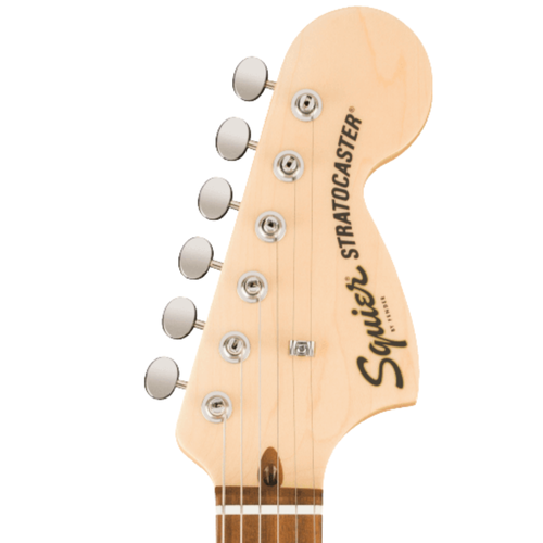 Squier Paranormal Stratocaster Deluxe Electric Guitar, Vintage White