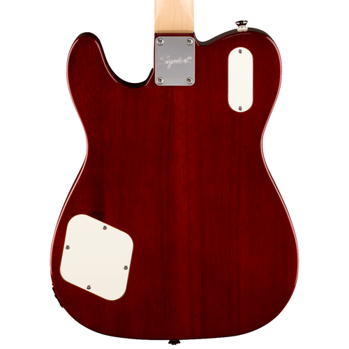 Squier Paranormal Troublemaker Telecaster Deluxe Electric Guitar w/ Bigsby, Honey Sunburst