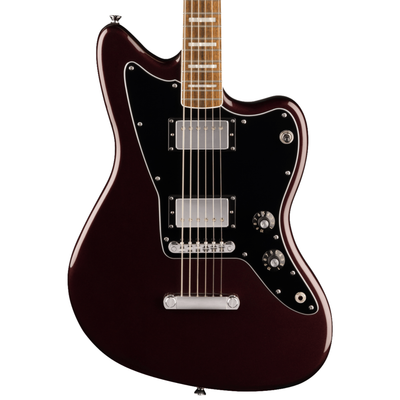 Squier Paranormal Baritone Jazzmaster HH Electric Guitar, Oxblood