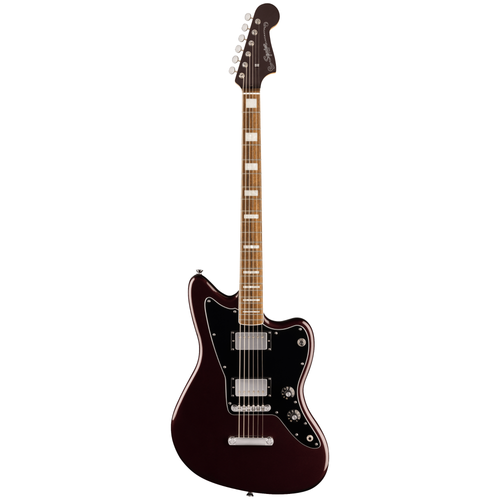 Squier Paranormal Baritone Jazzmaster HH Electric Guitar, Oxblood