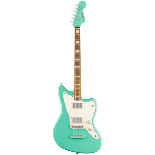 Squier Paranormal Baritone Jazzmaster HH Electric Guitar, Sea Foam Green