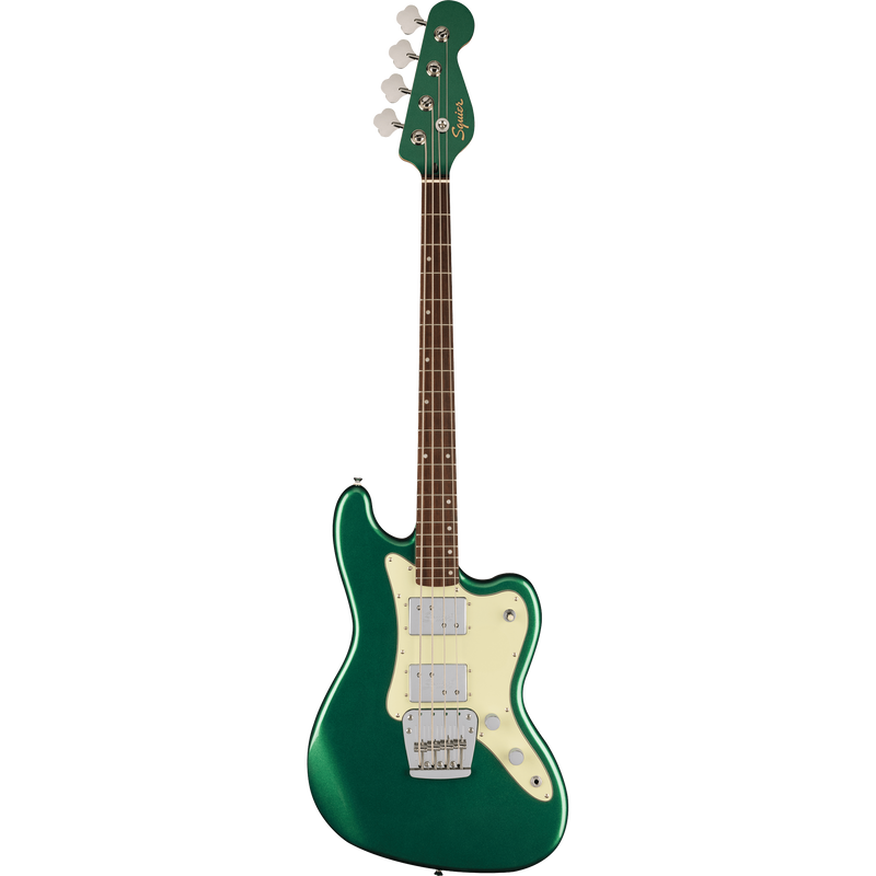 Squier Paranormal Rascal HH Bass Guitar, Laurel Fingerboard, Sherwood Green