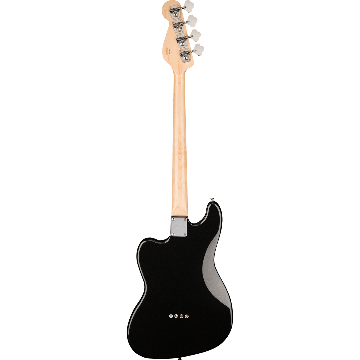 Squier Paranormal Rascal HH Bass Guitar, Laurel Fingerboard, Metallic Black