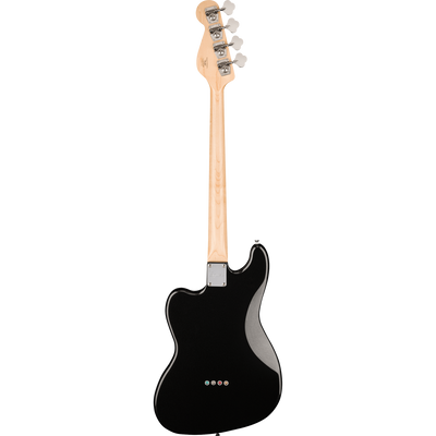 Squier Paranormal Rascal HH Bass Guitar, Laurel Fingerboard, Metallic Black