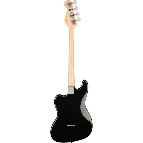 Squier Paranormal Rascal HH Bass Guitar, Laurel Fingerboard, Metallic Black