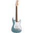 Squier Affinity Series Stratocaster Junior HSS Electric Guitar, Ice Blue Metallic