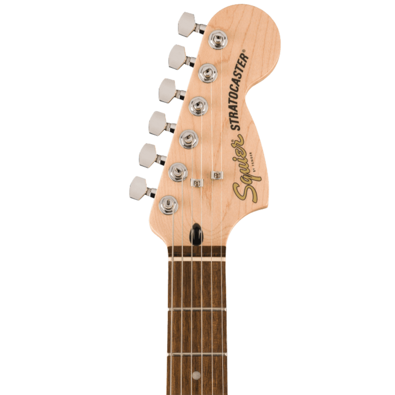 Squier Affinity Series Stratocaster Junior HSS Electric Guitar, Ice Blue Metallic