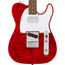 Squier Affinity Series Telecaster SH, Flame Maple Top, Crimson Red Transparent
