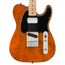 Squier Affinity Series Telecaster SH Electric Guitar, Flame Maple Top, Mocha