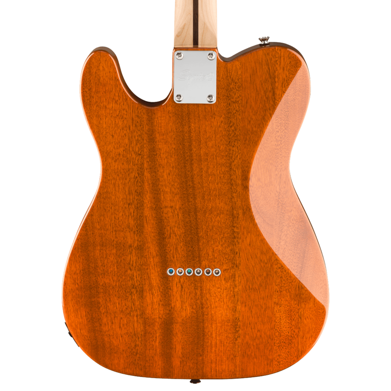 Squier Affinity Series Telecaster SH Electric Guitar, Flame Maple Top, Mocha