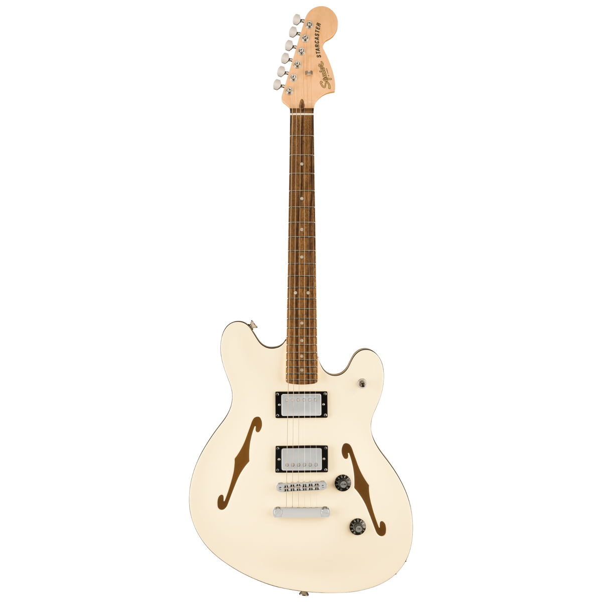 Squier Affinity Series Starcaster Deluxe Electric Guitar, Olympic White