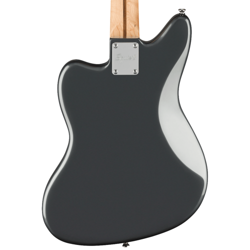 Squier Affinity Series Jaguar H Bass Guitar, Laurel Fingerboard, Charcoal Frost Metallic