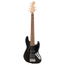 Squier Affinity Series Jazz Bass VI, Laurel, Black Metallic
