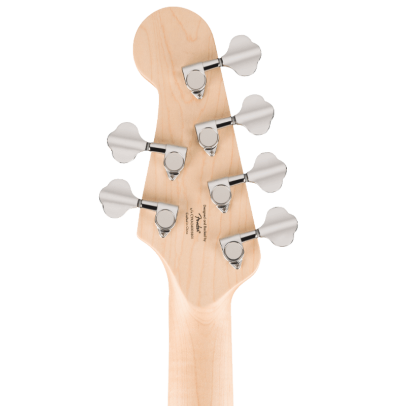 Squier Affinity Series Jazz Bass VI, Laurel, Black Metallic