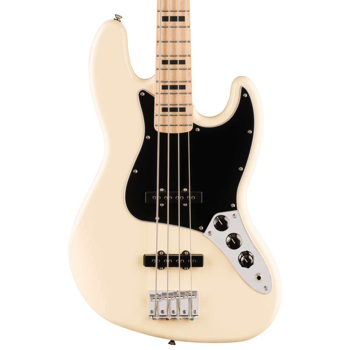 Squier Affinity Series Active Jazz Bass, Maple, Olympic White
