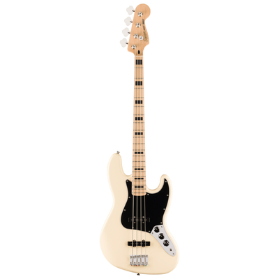 Squier Affinity Series Active Jazz Bass, Maple, Olympic White