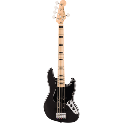 Squier Affinity Series Active Jazz Bass V, Maple, Black Metallic