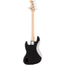 Squier Affinity Series Active Jazz Bass V, Maple, Black Metallic