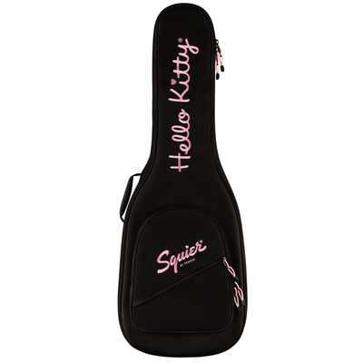 Squier Limited Edition Hello Kitty Stratocaster Electric Guitar, Maple Fingerboard, White