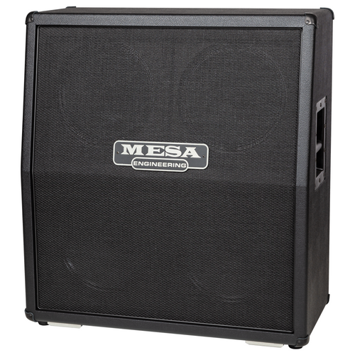 Mesa Boogie 4x12 Rectifier Traditional Slant Speaker Cabinet, Black Bronco