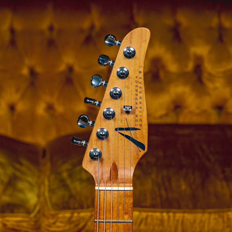 2024 Tom Anderson Guitarworks T Classic Electric Guitar, Dark Honey Burst w/ Gig Bag - Used