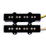 Lollar DC J-Bass Hum-Cancelling Pickup Set, Black Cover