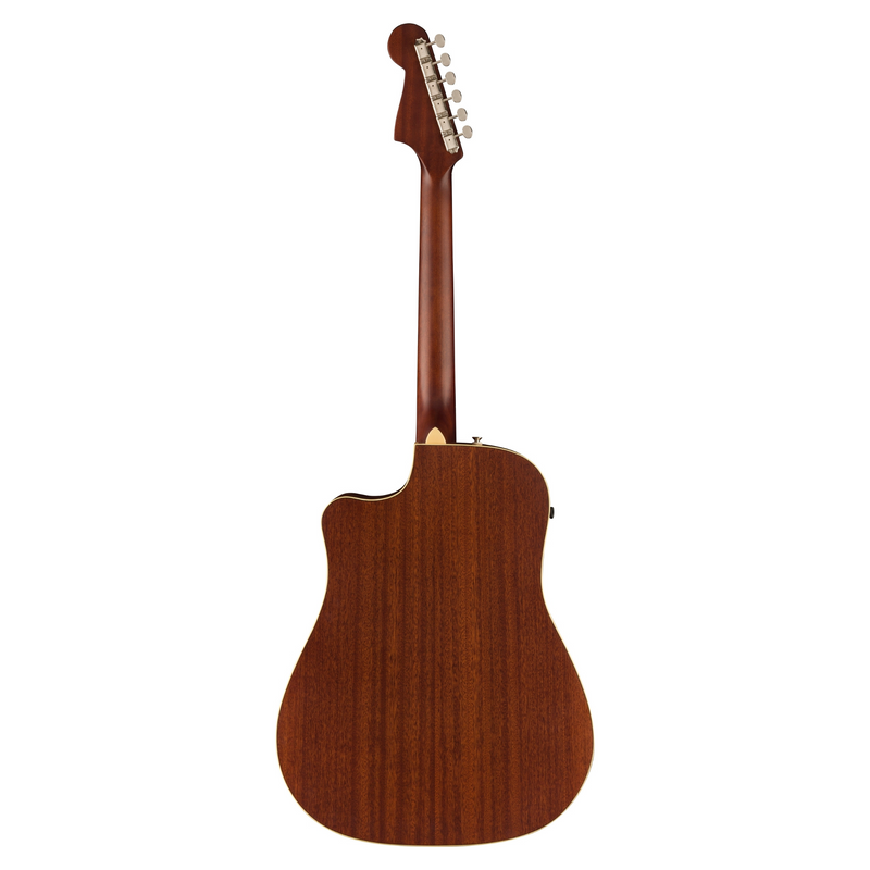Fender Redondo Player Acoustic-Electric Guitar, Walnut Fingerboard, Candy Apple Red
